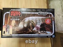 Star Wars Vintage Collection Boba Fett's Starship 36 Lot With 33 Figures Nib