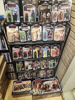 Star Wars Vintage Collection Boba Fett's Starship 36 Lot With 33 Figures Nib