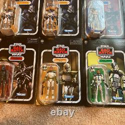 Star Wars Vintage Collection Clone Wars Lot (3 UNPUNCHED Cards)