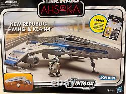 Star Wars Vintage Collection New Republic E-Wing & KE4-N4 CARDED FIGURE 2024 NEW