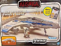 Star Wars Vintage Collection New Republic E-Wing & KE4-N4 CARDED FIGURE 2024 NEW