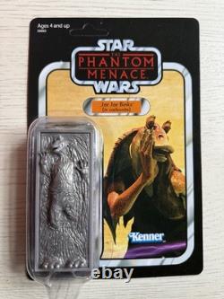 Star Wars Vintage Collection Sdcc 2012 Carbon Freeze Set Carbonite Jar Jar Binks