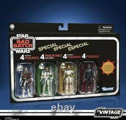 Star Wars Vintage Collection The Bad Batch Special 4-Pack Exclusive Inhand