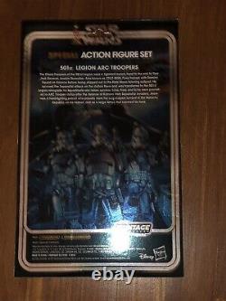 Star Wars Vintage Collection The Clone Wars 501st Legion Arc Troopers Exclusive