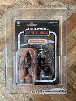 Star Wars Vintage Collection The Mandalorian Din Djarin CAS 95 9.5 Boba Fett AFA