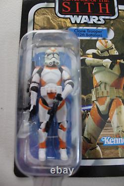 Star Wars Vintage Collection VC38 CLONE TROOPER 212th BATTALION sealed unpunched