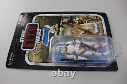 Star Wars Vintage Collection VC38 CLONE TROOPER 212th BATTALION sealed unpunched