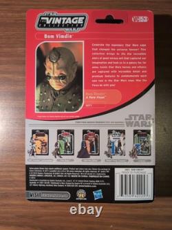 Star Wars Vintage Collection VC53 Bom Vimdin Cantina Patron Tri-lingual Rare Moc