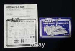Star Wars Vintage DROID FACTORY Playset /w Blueprints & Box 1979 Kenner