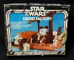 Star Wars Vintage DROID FACTORY Playset /w Blueprints & Box 1979 Kenner