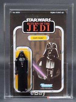 Star Wars Vintage Darth Vader ROTJ 65 Back-B AFA 90 (85/90/90) Unpunched MOC
