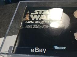 Star Wars Vintage Darth Vader Tie Fighter Graded Afa 80 1983
