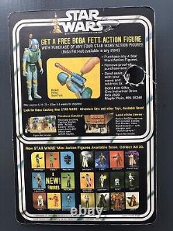 Star Wars Vintage Death Star Droid MOC 20C back with Boba Fett Offer cut POP