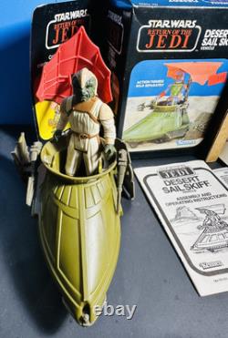 Star Wars Vintage Dessert Sail Skiff 1983 Kenner Action Figure Collection MINT