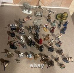 Star Wars Vintage Die-Cast Metal Figurines Lot of 45 Pcs Ultimate Collection
