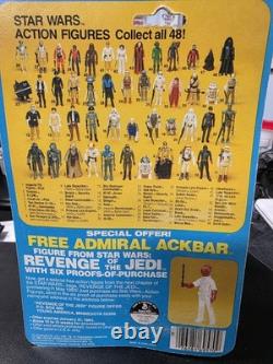 Star Wars Vintage ESB 1980 Cloud Car Pilot MOC 48 Back Revenge Of The Jedi