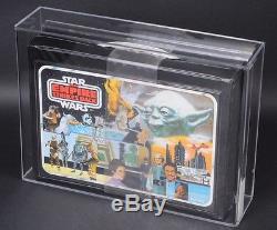 Star Wars Vintage ESB Canadian Vinyl Carrying Case Yoda Top Right AFA 85 Sealed