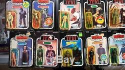 Star Wars Vintage ESB/ROTJ lot of 14 figures withCards