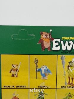 Star Wars Vintage Ewoks Urgah Lady Gorneesh, all original NOC 1985 UNPUNCHED
