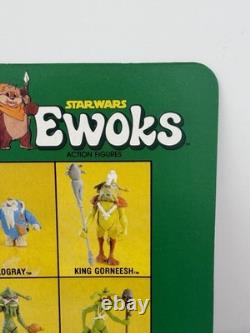 Star Wars Vintage Ewoks Urgah Lady Gorneesh, all original NOC 1985 UNPUNCHED