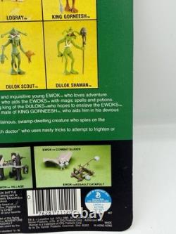 Star Wars Vintage Ewoks Urgah Lady Gorneesh, all original NOC 1985 UNPUNCHED