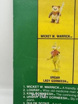 Star Wars Vintage Ewoks Urgah Lady Gorneesh, all original NOC 1985 UNPUNCHED