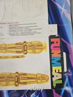 Star Wars Vintage Fun Meal C-3po Droid Puppet Unused Unfolded Burger Chef