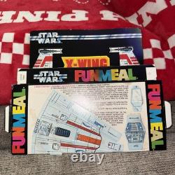Star Wars Vintage Fun Meal X-wing Fighter Unused Unfolded Burger Chef