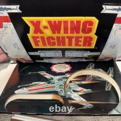 Star Wars Vintage Fun Meal X-wing Fighter Unused Unfolded Burger Chef