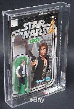 Star Wars Vintage Han Solo Small Head 12 Back-C AFA 85 (85/85/85) Unpunched MOC
