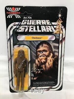 Star Wars Vintage Harbert CHEWBACCA 12 Back MOC UNPUNCHED Acrylic Case