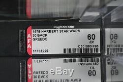 Star Wars Vintage Harbert Greedo 20 Back AFA 60 (50/80/85) MOC