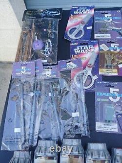 Star Wars Vintage Huge Bundle 44pcs Collectible Star Wars, Star Treck, Babylon NEW