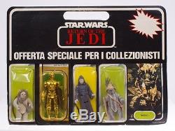 Star Wars Vintage Italian 4-Pack withLumat, C-3PO Removable Limbs, Emperor, Teebo