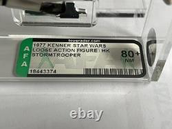 Star Wars Vintage KENNER 1977 Loose STORMTROOPER (LOOKS AWESOME!) Graded AFA 80+