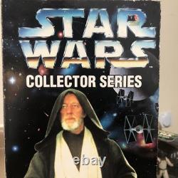 Star Wars Vintage Kenner 12 Inch Obi One And Princess Leia Figures Never Open