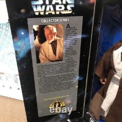 Star Wars Vintage Kenner 12 Inch Obi One And Princess Leia Figures Never Open