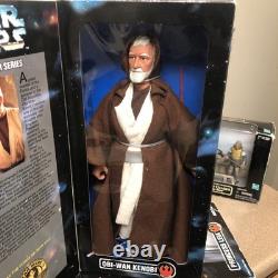 Star Wars Vintage Kenner 12 Inch Obi One And Princess Leia Figures Never Open