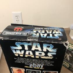 Star Wars Vintage Kenner 12 Inch Obi One And Princess Leia Figures Never Open