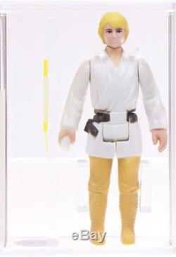 Star Wars Vintage Kenner 1977 Luke Skywalker Blonde (HK) Loose Figure AFA 85