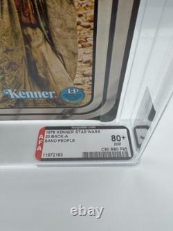 Star Wars Vintage Kenner 1978 Sand People 20 Back (UNPUNCHED) MOC GRADED AFA80+