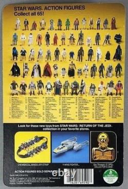Star Wars Vintage Kenner 1983 Chewbacca ROTJ 65 Back Unpunched Card Toy Original