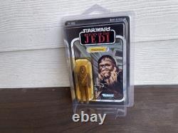 Star Wars Vintage Kenner 1983 Chewbacca ROTJ 65 Back Unpunched Card Toy Original