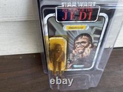 Star Wars Vintage Kenner 1983 Chewbacca ROTJ 65 Back Unpunched Card Toy Original