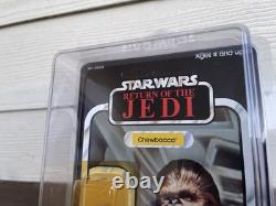 Star Wars Vintage Kenner 1983 Chewbacca ROTJ 65 Back Unpunched Card Toy Original