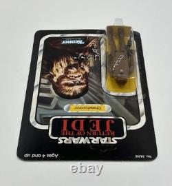 Star Wars Vintage Kenner 1983 Chewbacca ROTJ 65 Back Unpunched MOC Clear Blister