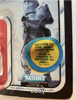 Star Wars Vintage Kenner Canada ROTJ Transition Sticker STORMTROOPER HOTH MOC