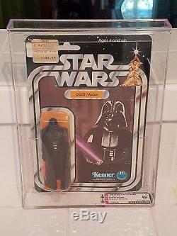 Star Wars Vintage Kenner Darth Vader SW 12 Back Rare 32 Back Sticker AFA 80 MOC