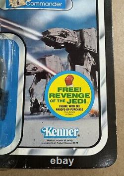 Star Wars Vintage Kenner ESB AT-AT Commander Factory Sealed 48 B 1982 READ