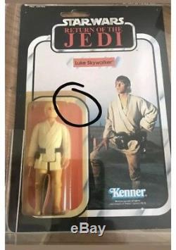 Star Wars Vintage Kenner Farmboy Luke Skywalker On ROTJ carded